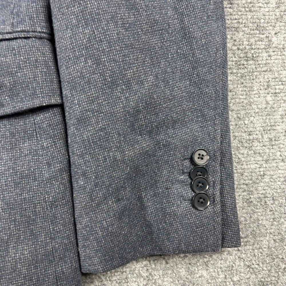 Banana Republic Blazer Mens 40S Blue Italian Fabric Tailored‎ Fit Sport Coat